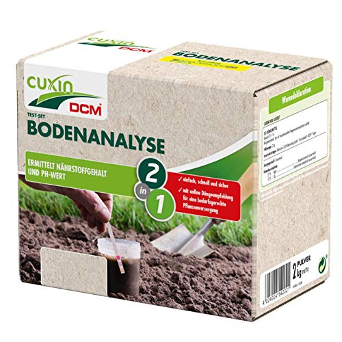 Cuxin Bodenanalyse Test-Set (3 Tests) 2in1 ermitttelt Nährstoffgehalt & pH-Wert von Cuxin