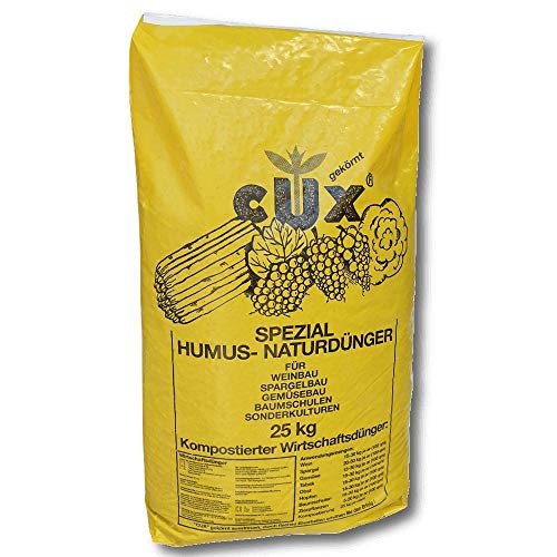 Cuxin Humuskorn pelletiert 25 kg Gartendünger Naturdünger Universaldünger Gemüse von Cuxin