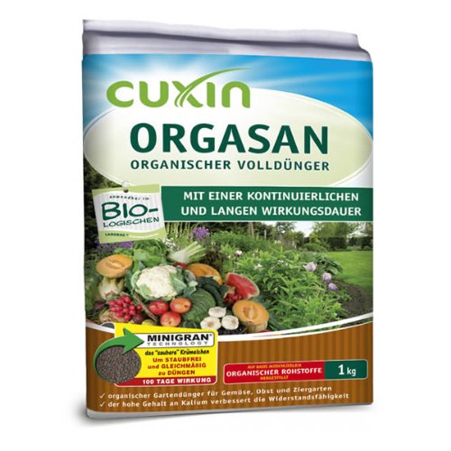 CUXIN DCM ORAGASAN UNIVERSALDÜNGER - Mit MINIGRAN® TECHNOLOGY - Universaldünger - Bio Dünger - Langzeitdünger - organischer NPK-Dünger - 2,5KG von Cuxin