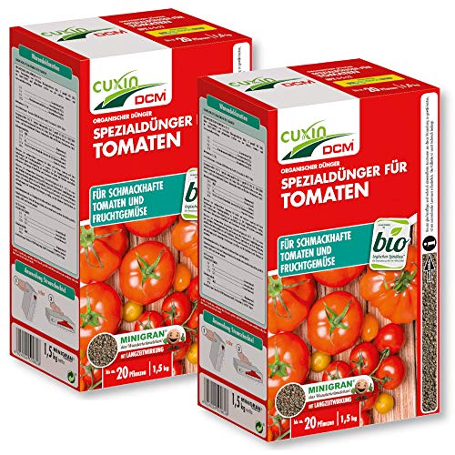 Cuxin Tomatendünger 3 kg Dünger Tomaten Gemüse Obst Garten Organisch Bio Öko von Cuxin