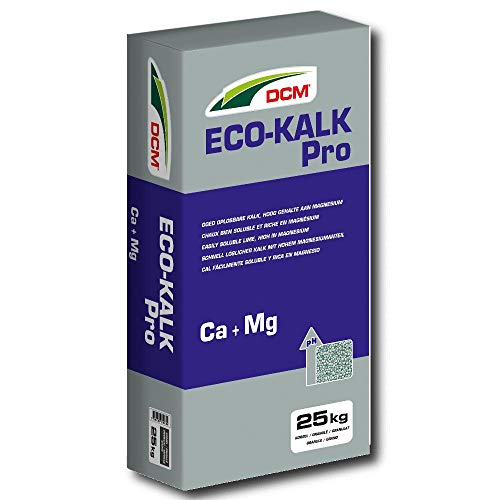 DCM Bio Rasenkalk Eco Kalk Pro 25 kg Gartenkalk Bodenkalk Blumenkalk Dünger von Cuxin