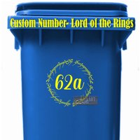 Herr Der Ringe Personalisierter Mülltonnennummer Aufkleber Vinyl Meine Unbezahlbaren 28 Farben Erhältlich Movie-Fans Herr Der Ringe Personalisierter Mülltonnennummer Aufkleber Vinyl Meine Unbezahlbaren 28 Farben Erhältlich Movie-Fans von CvetisART