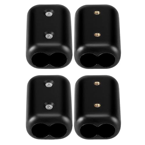 Cvoepobey 1/2 "Doppel Seilklemme 4pcs Kunststoff Wiederverwendbares Kabelanschluss für 9-10 mm Nylon oder Geflochtenes Kabel von Cvoepobey