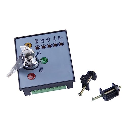 Cvoepobey 1 Stück HGM170 Automatisches Motorsteuermodul, Stromaggregat-Teile, AC-Generator-Controller, Elektronische Leiterplatte, Automatischer, Schwarzer Generator-Controller Cvoepobey 1 Stück HGM170 Automatisches Motorsteuermodul, Stromaggregat-Teile, AC-Generator-Controller, Elektronische Leiterplatte, Automatischer, Schwarzer Generator-Controller von Cvoepobey
