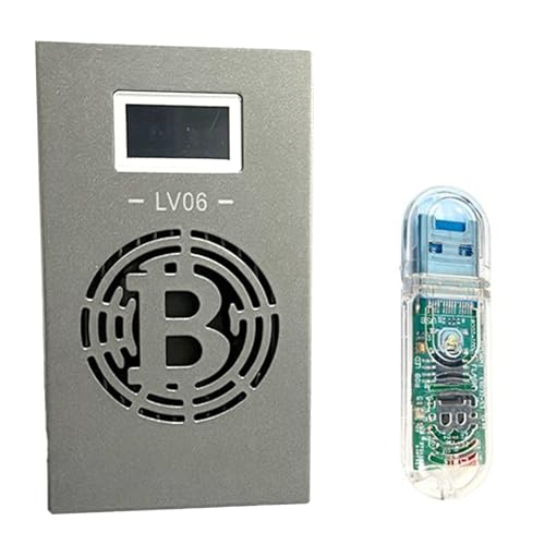 Cvoepobey 1 Stück LV06 + 1 Stück LV03 V6 Leise Miner-Maschine BTC-Miner BSV BTC BCH DGB Krypto-Mining-Maschine Lotterie-Miner (EU) von Cvoepobey