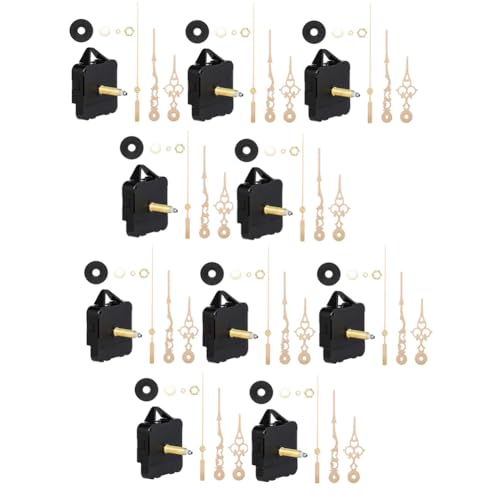 Cvoepobey 10 Stück 31 mm Langer Schaft DIY Quarzuhrwerk Mechanismus Kit Wanduhrwerk Reparatur Werkzeug Teile Zubehör von Cvoepobey