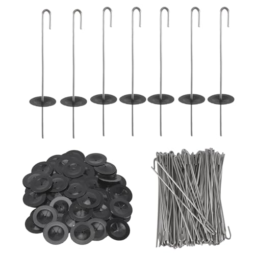 Cvoepobey 100 Packungen Solarpanel-Schutzklammern, Zaunbefestigungen Aus Edelstahldraht, Tierschutzrollen-Set für Solarpanel Cvoepobey 100 Packungen Solarpanel-Schutzklammern, Zaunbefestigungen Aus Edelstahldraht, Tierschutzrollen-Set für Solarpanel von Cvoepobey