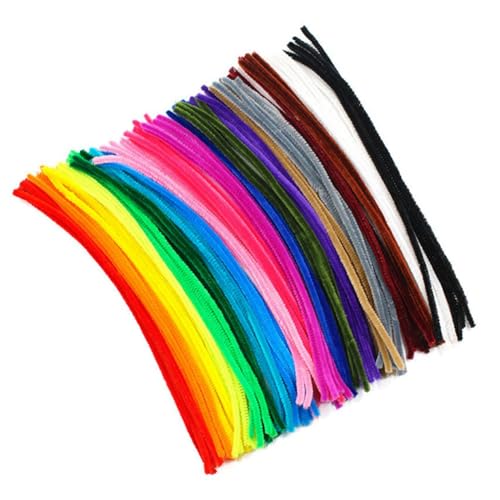 Cvoepobey 1000 Hair Root Tops Twist Sticks DIY Color Tops Twist Sticks Pfeifenreiniger Bastelbedarf von Cvoepobey