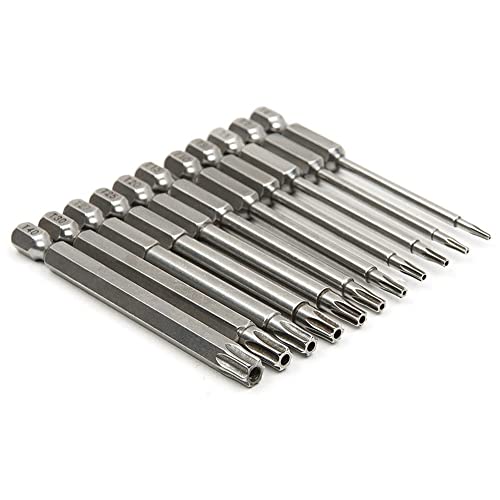 Cvoepobey 11 StüCk Magnetische T6-T40 Torx Kopf Schrauben Dreher Bit Satz Stern 6 Schrauben Dreher Bohrer Werkzeuge 3 LäNge Cvoepobey 11 StüCk Magnetische T6-T40 Torx Kopf Schrauben Dreher Bit Satz Stern 6 Schrauben Dreher Bohrer Werkzeuge 3 LäNge von Cvoepobey
