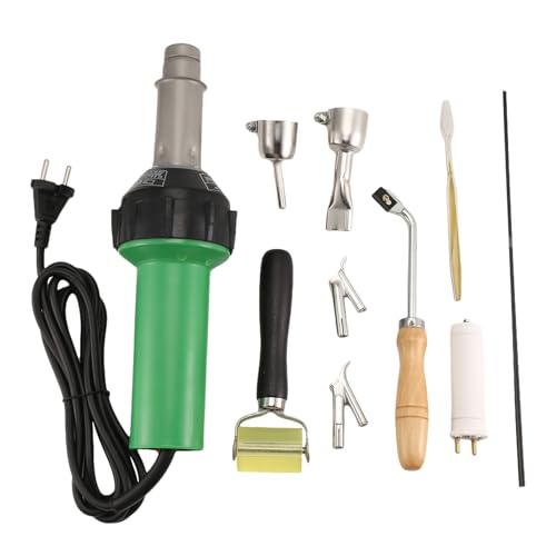 Cvoepobey 1600 W Heißluftgebläse, Heißluft-Kunststoffschweißbrenner, Hand-Thermo-Elektrowerkzeug, Haartrockner, EU-Stecker von Cvoepobey