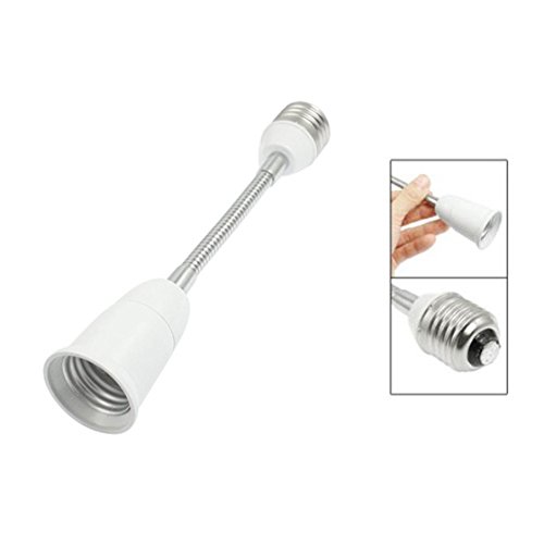 Cvoepobey 19 cm Langen, flexiblen Schwanenhals E27 auf E27 LED Gluehbirne Verlaengerung Adapter von Cvoepobey