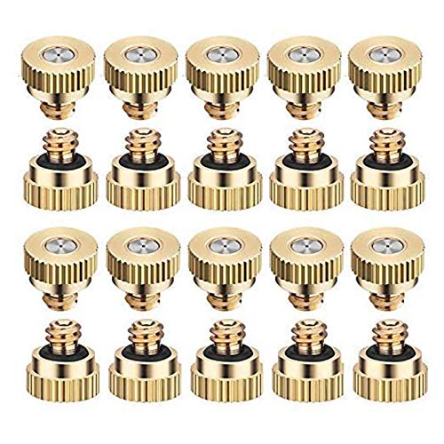 Cvoepobey 20 Pack Messing SprüH DüSen T-StüCke, Kontroll Sprinkler für AußEn KüHl System 0,3 Mm Cvoepobey 20 Pack Messing SprüH DüSen T-StüCke, Kontroll Sprinkler für AußEn KüHl System 0,3 Mm von Cvoepobey