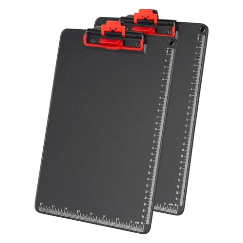 Cvoepobey 2er-Pack Klemmbretter mit Stifthalter, 12,5 X 9 Standard-Letter-A4-Größe, Klemmbrett mit Kantenschutz Aus Aluminium Cvoepobey 2er-Pack Klemmbretter mit Stifthalter, 12,5 X 9 Standard-Letter-A4-Größe, Klemmbrett mit Kantenschutz Aus Aluminium von Cvoepobey