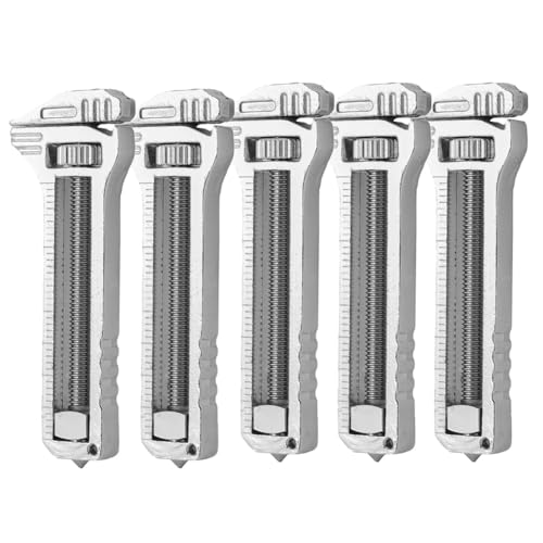 Cvoepobey 5-Teiliges Kompaktes -Multitool, Multifunktionaler Verstellbarer Schraubenschlüssel, Tragbarer Mini-Flaschenöffner, für Camping im Freien Cvoepobey 5-Teiliges Kompaktes -Multitool, Multifunktionaler Verstellbarer Schraubenschlüssel, Tragbarer Mini-Flaschenöffner, für Camping im Freien von Cvoepobey
