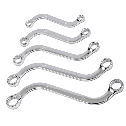 Cvoepobey 5-Teiliges S-Typ-Schraubenschlüssel-Set, Doppelschlüssel, 12-Rostschutz-Ringschlüssel, Doppelkopf-Box-Kombinationsset für Auto-Reparatur-Werkzeug-Set. Cvoepobey 5-Teiliges S-Typ-Schraubenschlüssel-Set, Doppelschlüssel, 12-Rostschutz-Ringschlüssel, Doppelkopf-Box-Kombinationsset für Auto-Reparatur-Werkzeug-Set. von Cvoepobey