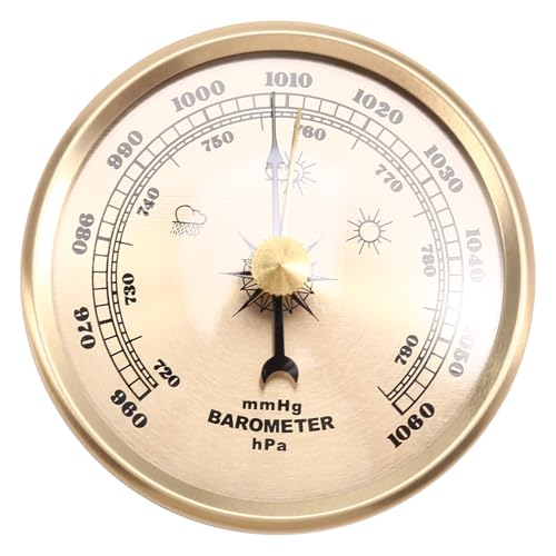 Cvoepobey 70 mm Atmosphärisches Heimbarometer, Wettervorhersageinstrument, Aneroidbarometer, Gasdruckmessgerät Cvoepobey 70 mm Atmosphärisches Heimbarometer, Wettervorhersageinstrument, Aneroidbarometer, Gasdruckmessgerät von Cvoepobey