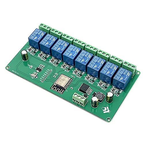 Cvoepobey 8 Kanal ESP8266 Drahtloses WIFI Relaismodul ESP-12F Entwicklungsboard DC 5V/7-28V E- APP Fernbedienung Cvoepobey 8 Kanal ESP8266 Drahtloses WIFI Relaismodul ESP-12F Entwicklungsboard DC 5V/7-28V E- APP Fernbedienung von Cvoepobey