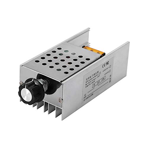 Cvoepobey Ac 220V 6000W Scr Spannungs Regler Kontroller Elektronischer Dimmer Thermostat Drehzahl Regler mit Gehäuse Cvoepobey Ac 220V 6000W Scr Spannungs Regler Kontroller Elektronischer Dimmer Thermostat Drehzahl Regler mit Gehäuse von Cvoepobey