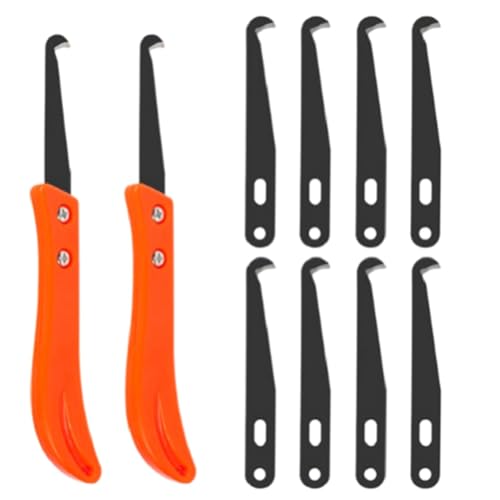 Cvoepobey Dichtungswerkzeug-Set, 2 Fugensägen und 10 Fugenentfernungsmesser für Küche, Bad, Schlafzimmer, Fliesenfuge von Cvoepobey