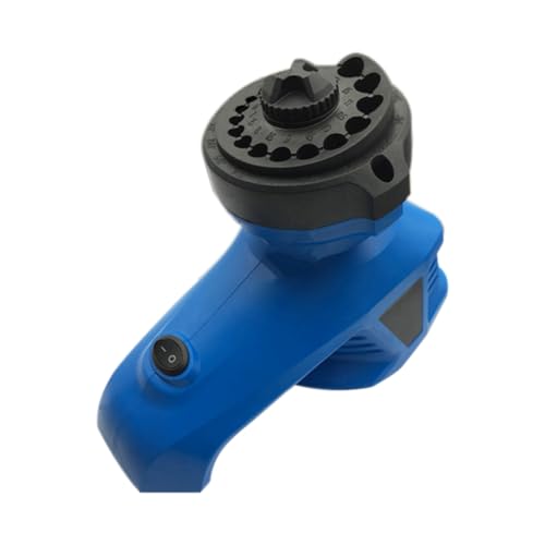 Cvoepobey Elektrobohrerschärfer für Spiralbohrer Von 3 Bis 12 Mm, 19 Schleiflöcher, Bohrerschärfer, Elektrowerkzeuge, EU-Stecker, Langlebig, Einfache Installation, Einfach zu Bedienen von Cvoepobey