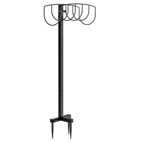 Cvoepobey Garten-Wasserschlauchhalter-Ständer, Robuster Metallschlauchhalter, Gartenschlauchhalter, Aufbewahrungsschlauchregal Cvoepobey Garten-Wasserschlauchhalter-Ständer, Robuster Metallschlauchhalter, Gartenschlauchhalter, Aufbewahrungsschlauchregal von Cvoepobey