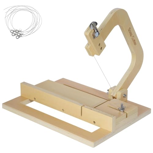 Cvoepobey Handgefertigter Seifenschneider Aus mit Verstellbarem Draht Zur Herstellung Von Seife, Butter, Brot, Kuchen, Kerzen, Käse Cvoepobey Handgefertigter Seifenschneider Aus mit Verstellbarem Draht Zur Herstellung Von Seife, Butter, Brot, Kuchen, Kerzen, Käse von Cvoepobey