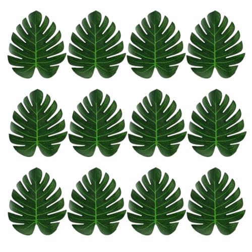 Cvoepobey Künstliche Tropische Palmenblätter, Dschungel-Party-Dekoration, Tier-Sommer-Hawaii-Hochzeit, Heim-Tischdekoration, L, Langlebig Cvoepobey Künstliche Tropische Palmenblätter, Dschungel-Party-Dekoration, Tier-Sommer-Hawaii-Hochzeit, Heim-Tischdekoration, L, Langlebig von Cvoepobey