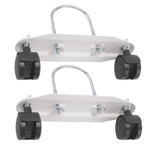 Cvoepobey Mobile Riemenscheibenhalterung für Elektroheizungen, Ständer für Wasserkraft-Heizkörper Aus Öldose, Leicht zu Bewegen Ihre Heizung Überall, Langlebig, Einfach zu Installieren, Schwarz von Cvoepobey