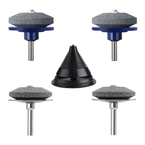 Cvoepobey Rasenmäher-Messerschärfer, Rasenmäher-Messerschärfer für Bohrer mit Messerausgleich, Rasenmäher-Messerschärfer für Alle Cvoepobey Rasenmäher-Messerschärfer, Rasenmäher-Messerschärfer für Bohrer mit Messerausgleich, Rasenmäher-Messerschärfer für Alle von Cvoepobey