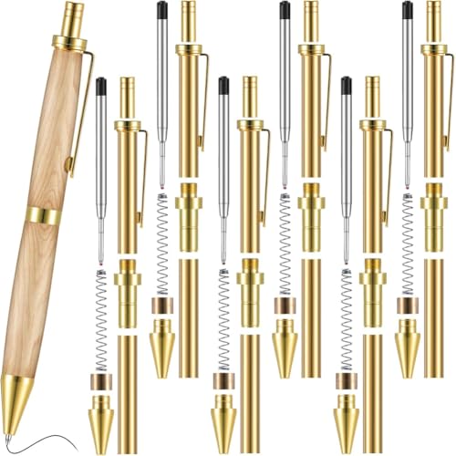 Cvoepobey Retractable Pen Kit für Holzdrehen mit Nachfüllungen. Drechselbedarf für Stiftherstellung Aus von Cvoepobey