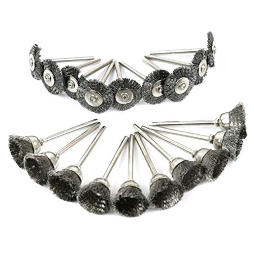 Cvoepobey Rostfrei Stahl Draht BüRste Set für Rotary Werkzeug Schleif Maschine Flach Rad Tasse Cvoepobey Rostfrei Stahl Draht BüRste Set für Rotary Werkzeug Schleif Maschine Flach Rad Tasse von Cvoepobey