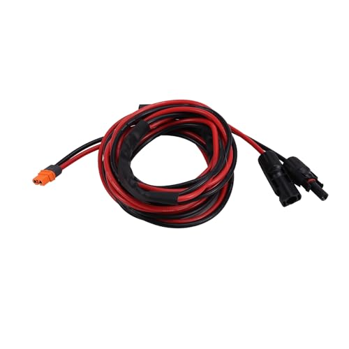 Cvoepobey Solaranschluss XT60I-F Adapter 12AWG Kabel Anschluss Solarpanel Ladekabel Draht für Solargenerator 3 Meter Cvoepobey Solaranschluss XT60I-F Adapter 12AWG Kabel Anschluss Solarpanel Ladekabel Draht für Solargenerator 3 Meter von Cvoepobey