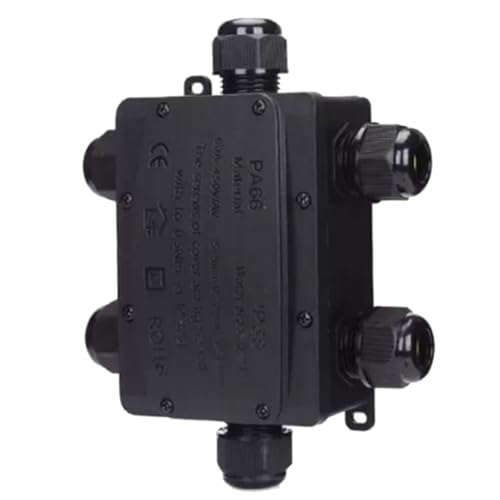 Cvoepobey Wasserdichte Anschlussdose IP68, Wasserdichte Anschlussdose für Den Außenbereich mit Anschlussklemme IP68, Konzipiert für Vergrabene Kabel-A Cvoepobey Wasserdichte Anschlussdose IP68, Wasserdichte Anschlussdose für Den Außenbereich mit Anschlussklemme IP68, Konzipiert für Vergrabene Kabel-A von Cvoepobey