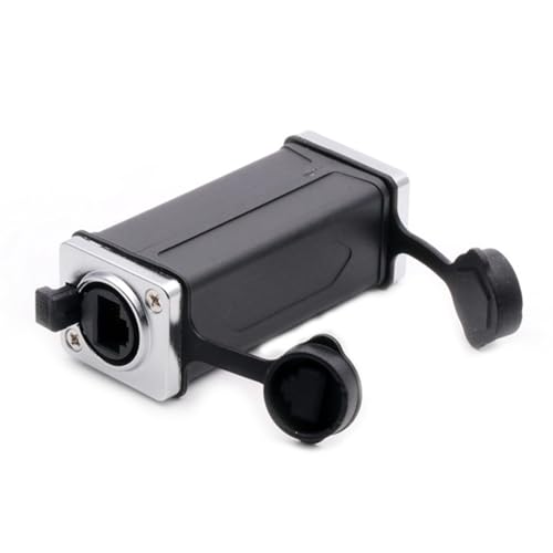 Cvoepobey Wasserdichter RJ45 8P8C Ethernet-Anschluss, Buchse auf Buchse, Netzwerk, Gerade Kupplungen, Panelmontage-Buchsen, Adapter (A) von Cvoepobey