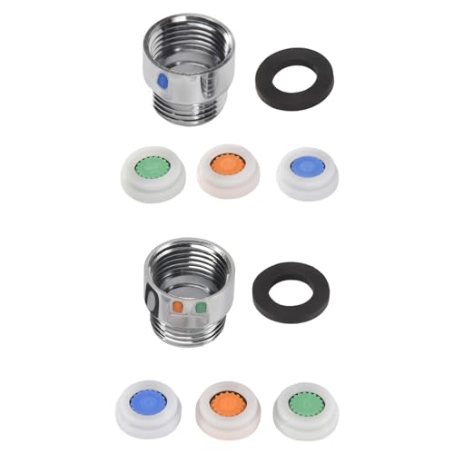 Cvoepobey Wassersparer für Dusche, 2 StüCk Wasserdurchflussbegrenzer Set D, Bis zu 70% Wassereinsparung von Cvoepobey