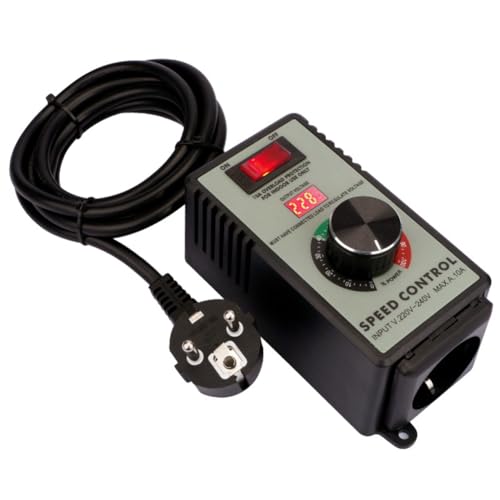 Cvoepobey Winkelschleifer, Drehzahlregler, Schalter, AC220V-250V, 4000 W, Maximale Leistung, Hand-Elektrowerkzeug, EU-Stecker von Cvoepobey