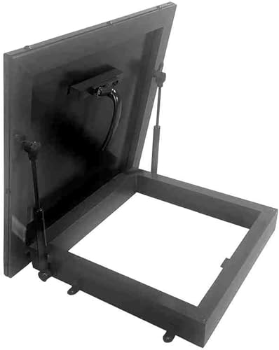 CwccLSH Dachluken Regenfestes Dachfenster, Dachfensterabdeckung mit Gasstoßsäule, Kellerausgangsabdeckung(85 * 85cm) von CwccLSH