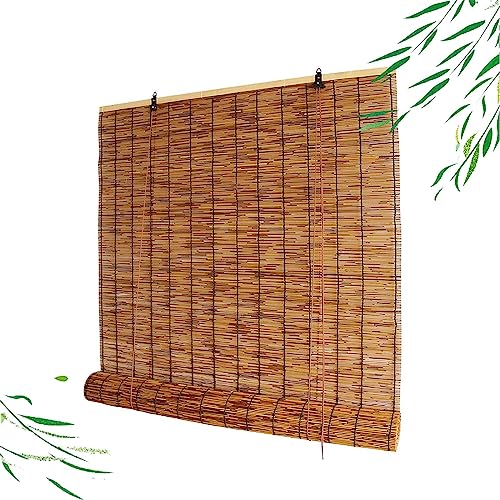 Bambusrollo Mit Lifter, Sonnenschutz Reed Vorhang Rollo, Wetterfest Retro Bambus Rollo Jalousine, Sichtschutz 50x60 60x90 70x80 80x100 90x120 100x150 110x160 120x180 130x200 140x220 150x250 160x300 ( Bambusrollo Mit Lifter, Sonnenschutz Reed Vorhang Rollo, Wetterfest Retro Bambus Rollo Jalousine, Sichtschutz 50x60 60x90 70x80 80x100 90x120 100x150 110x160 120x180 130x200 140x220 150x250 160x300 ( von Cxllisionary