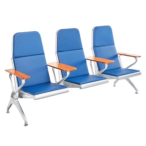 Cxlly Wartezimmerbank Aus Pu-Leder, BüRostuhl, Empfangsstuhl Mit Abnehmbarem InfusionsstäNder, Krankenhaus, Klinik, Empfangsbereich(210x72x110cm/83x28x43) von Cxlly