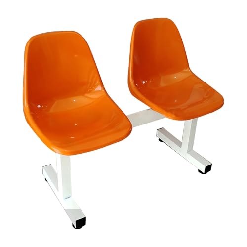 Cxlly WartezimmerstüHle – 2-Sitzer-BüRostüHle, EmpfangsstüHle, WartemöBel, SitzbäNke FüR Flughafen, Bank, Krankenhaus, Salon, Basketballplatz, Schule(Orange) von Cxlly