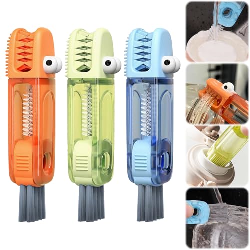 Cxqbsmy 4 in 1 Reinigungsbürsten, Tragbarer Silikon Becherdeckel Lückenreiniger, Multifunktionale Tassendeckelbürste zum Reinigen von Babyflaschen, Sportwasserflaschen, Trinkgläsern, Glasvasen(3 Pack) Cxqbsmy 4 in 1 Reinigungsbürsten, Tragbarer Silikon Becherdeckel Lückenreiniger, Multifunktionale Tassendeckelbürste zum Reinigen von Babyflaschen, Sportwasserflaschen, Trinkgläsern, Glasvasen(3 Pack) von Cxqbsmy
