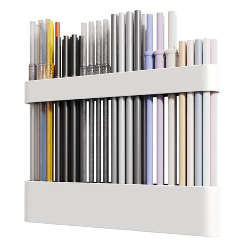 Cxqbsmy Strohhalm Organizer, Wandmontierte Trinkhalme Aufbewahrung, Strohhalm Aufbewahrung mit Doppelseitig Magnetisch, Bohrungsfreie Montage Wiederverwendbare Schrankspeicher Strohhalm Halfterung Cxqbsmy Strohhalm Organizer, Wandmontierte Trinkhalme Aufbewahrung, Strohhalm Aufbewahrung mit Doppelseitig Magnetisch, Bohrungsfreie Montage Wiederverwendbare Schrankspeicher Strohhalm Halfterung von Cxqbsmy