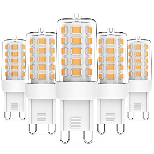 Cxyemt G9 LED Dimmbar Lampen 3W Ersatz für 20W 28W 33W 40W Halogenlampen, 2700K Warmweiß G9 Led Leuchtmittel, Kein Flackern, AC220-240V, 360 Grad Abstrahlwinkel G9 LED Birnen Glühbirnen, 5er Pack von Cxyemt