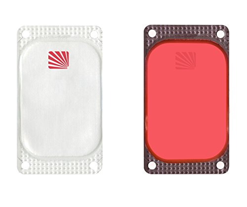 VisiPad Cyalume selbstklebender Leuchtmarkierer Rot (250-er Pack) - kann zur Erhöhung der Sichtbarkeit von Oberflächen verwendet werden - optimiert Rettungseinsätze - Leuchtdauer 10 Stunden von Cyalume