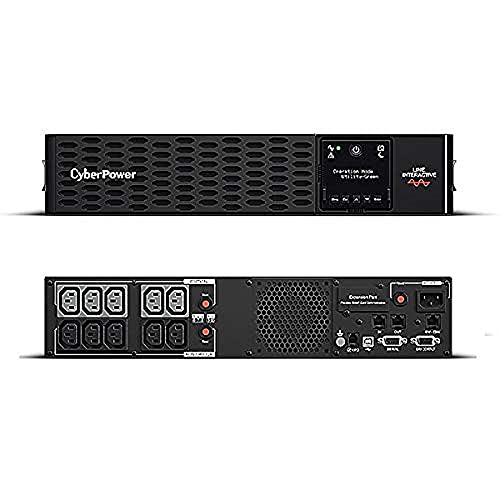 CyberPower Systems CYBERPOWER PR750ERT2U Rack/Tower Line-Interactive UPS 750VA/750W 2HE Sinewave PFC Compatible AVR Gre von CyberPower