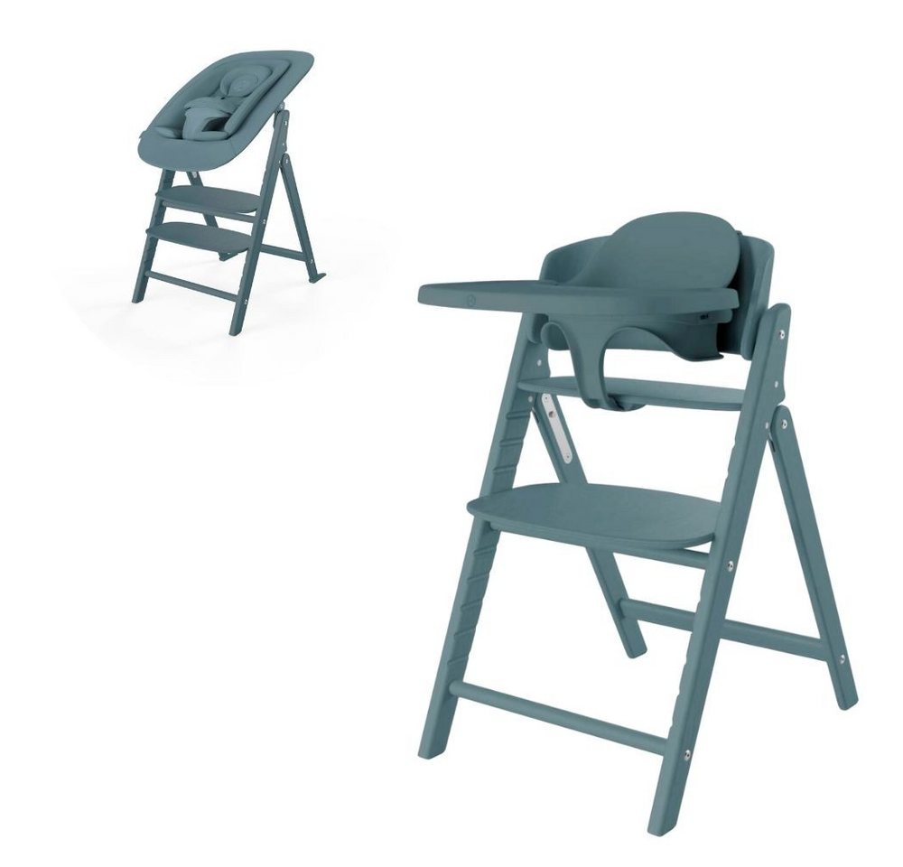 Cybex Hochstuhl Cybex Click & Fold 4-in-1 Hochstuhl (inkl. Bouncer, Babyset u. Tablet) von Cybex