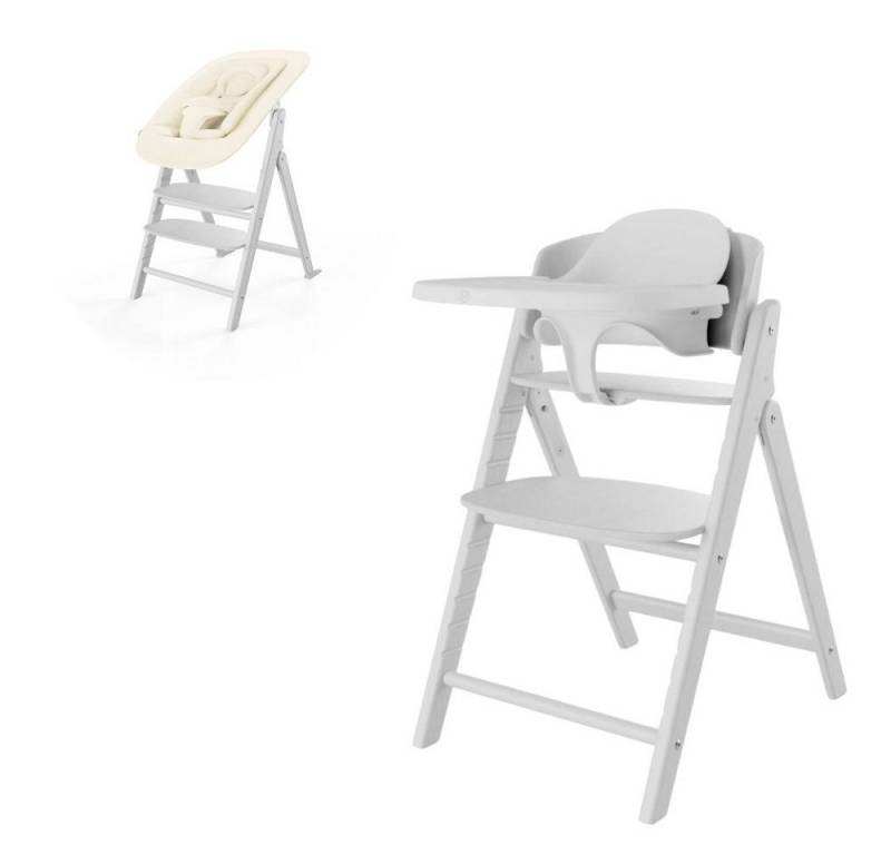 Cybex Hochstuhl Cybex Click & Fold 4-in-1 Hochstuhl (inkl. Bouncer, Babyset u. Tablet) von Cybex
