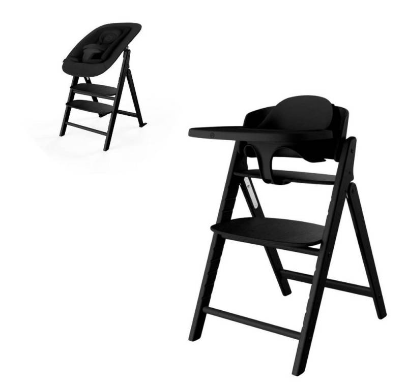 Cybex Hochstuhl Cybex Click & Fold 4-in-1 Hochstuhl (inkl. Bouncer, Babyset u. Tablet) von Cybex