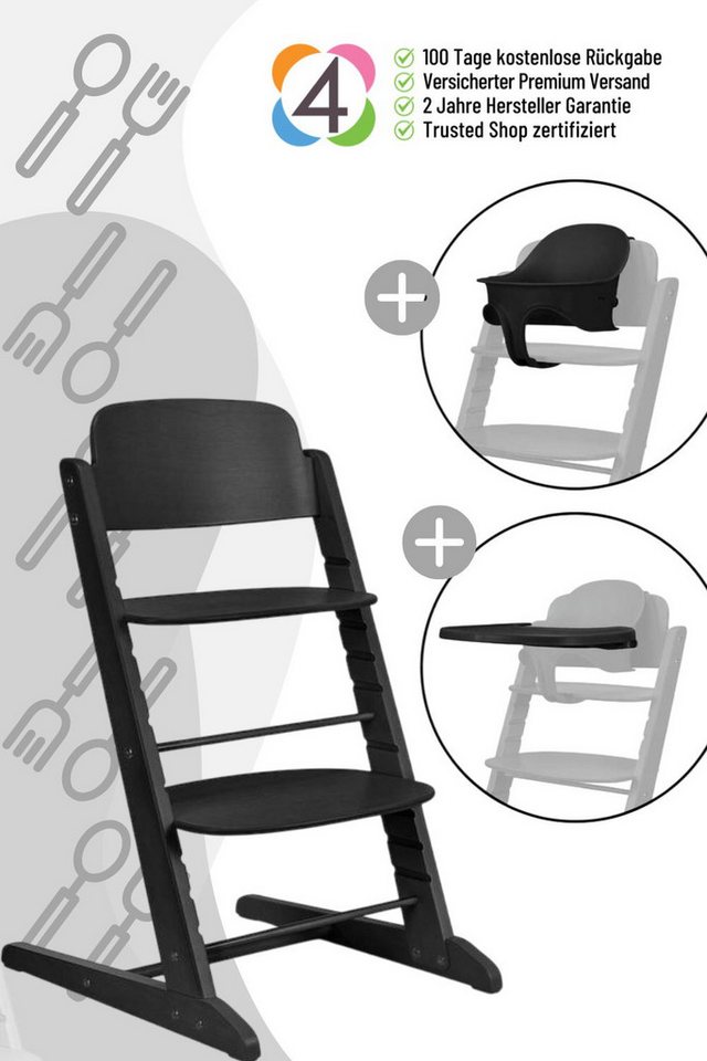 Cybex Hochstuhl Cybex Iris 3-in-1 Hochstuhl mit Baby Set und Tablett Cybex Hochstuhl Cybex Iris 3-in-1 Hochstuhl mit Baby Set und Tablett von Cybex