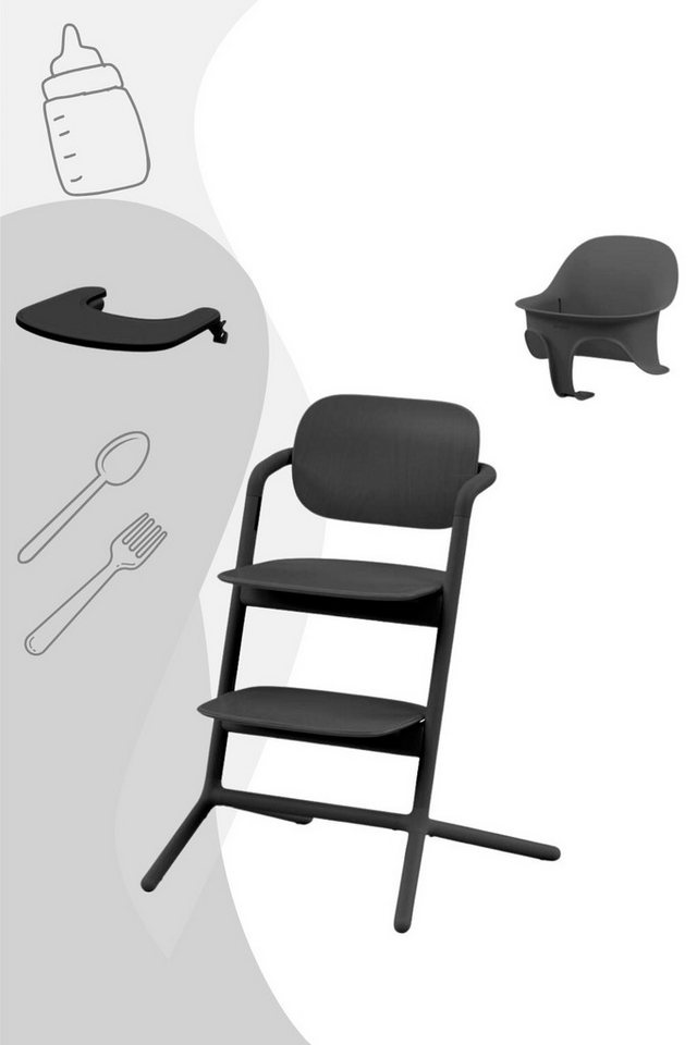 Cybex Hochstuhl Cybex Lemo 2.0 3in1 Hochstuhl Set mit Babyset von Cybex